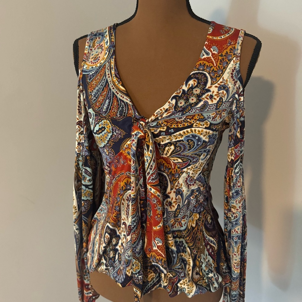 Venus Boho Cold Shoulder Blouse